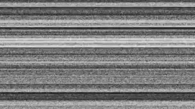 Soyut dijital arıza sanat animasyon efekti. Geçmişe dönük fütürizm dalgası. Piksel gürültü ve hata engelleme ile video sinyal hasarı