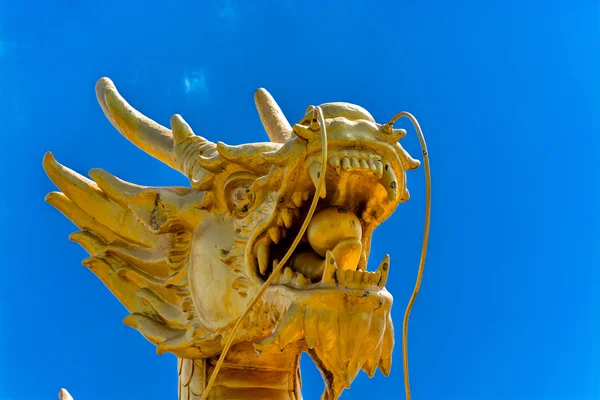 Statue puissante du Dragon d'Or — Photo