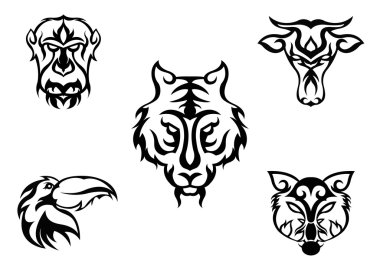 Animal head design