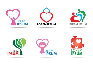 Heart logo design vector Heart logo design vector