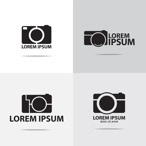 Design do logotipo da câmera —  Vetores de Stock