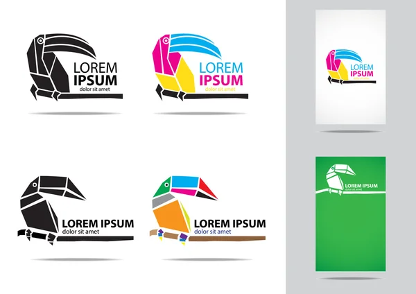 Design do logotipo do Tucan —  Vetores de Stock