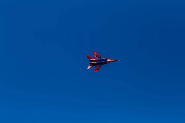 Cheboksary Chuvashia Russian Federation 2019 Performance Aerobatic Group Strizhi Bottom — Stock Photo, Image