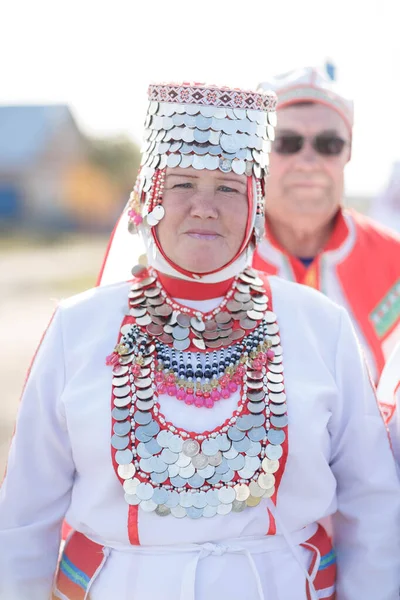 Kanash Chuvashia Russia 2020 Folklórní Skupina Obci Wet Kanashsky Okres — Stock fotografie