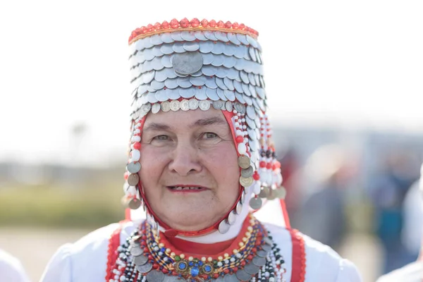 Kanash Chuvashia Russia 2020 Folklórní Skupina Obci Wet Kanashsky Okres — Stock fotografie