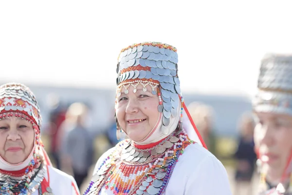 Kanash Chuvashia Ryssland 2020 Folklore Grupp Byn Wet Kanashsky Distriktet — Stockfoto
