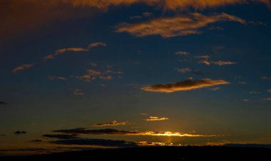 Eylül ayı başlarında gün batımı manzarası