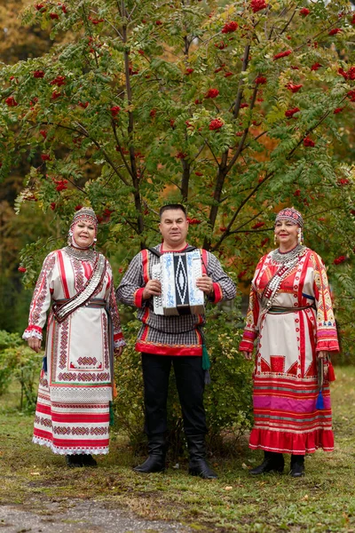 Cheboksary Chuvashia Oroszország 2021 Folklór Csoport Rekreációs Központ Azonos Korú — Stock Fotó