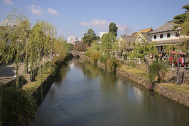 KURASHIKI, JAPONYA - 31 Ekim 2019: Kurashiki Japonya 'nın kovboy başkenti olarak bilinir..