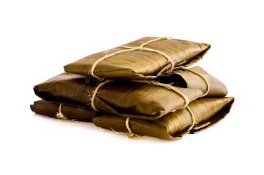 Tipik Meksika yemeği, Veracruz veya jarochos tamale, muz yaprağı, mısır unu ve kırmızı adobo ile hazırlanmış. İspanyol yemekleri, yani, İspanyolların Amerika 'ya gelişinden beri hazırlanan yemekler.