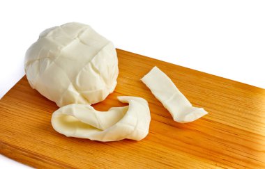 Quesillo or Oaxaca cheese, traditional Mexican food from the state of Oaxaca Mexico. Used regularly to prepare quesadillas. clipart