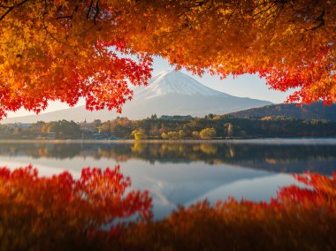 Sonbaharda, Günaydın Mt.Fuji