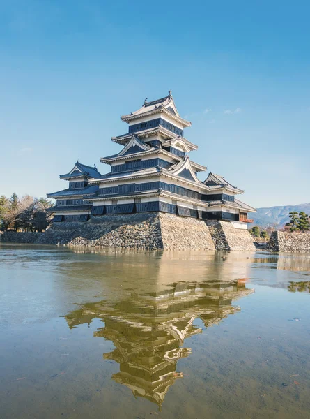 Kasteel Matsumoto is een van de meest complete en mooie onder — Stockfoto