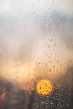 Camların arkasında günbatımının makro fotoğrafı. Nikon D7100