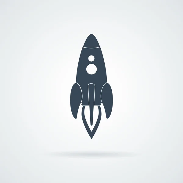 Vecteur icône de fusée . — Image vectorielle