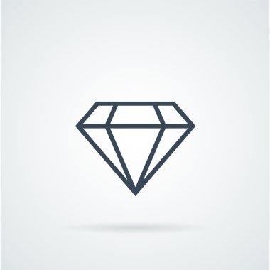 Elmas simgesi vektörü