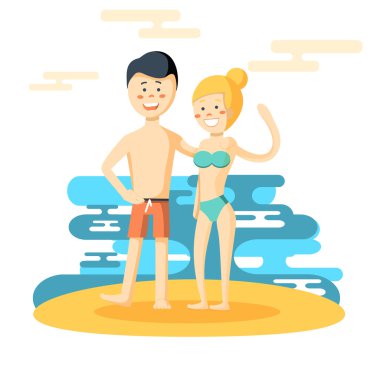 mutlu bir aile Plajı