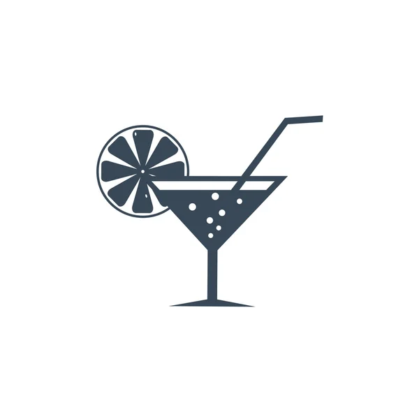 Cocktail Icon Vector isolado —  Vetores de Stock