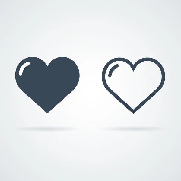 Heart Icon Vector — Stock Vector