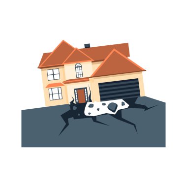 Earthquake Insurance vector clipart