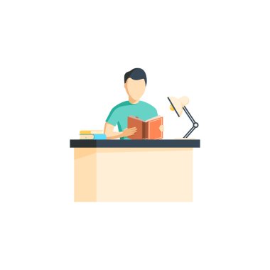 Okuma kitapları düz stil kavramı