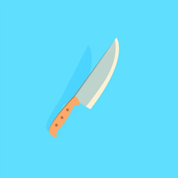 Cuchillo icono vector ilustración — Vector de stock