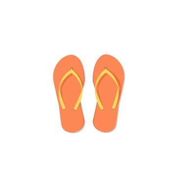 flip flop izole simgesi