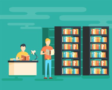 Eğitim konsepti vektör illüstrasyonu.