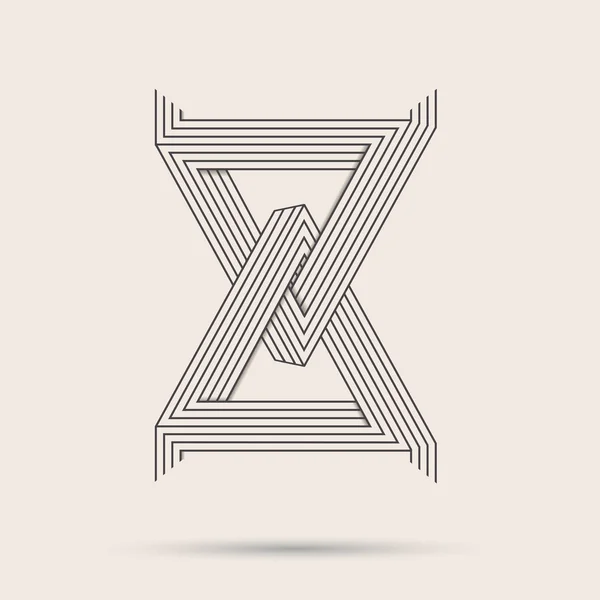 Abstrakt vektor logotyp. — Stock vektor