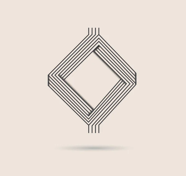 Logotipo abstracto del vector . — Vector de stock