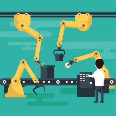 Konveyör robot operasyon