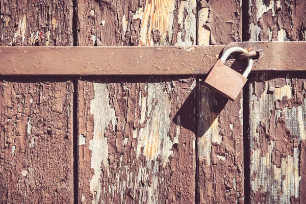 Lock on a door — Stock Photo, Image