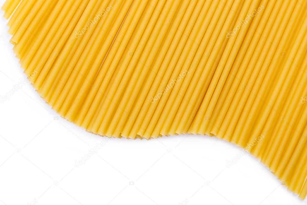 Pasta in the form of a wave 