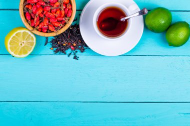 Çay şekeri tarçın limon ve rose HIPS