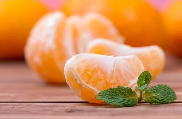 Segments of tangerines — Stock Photo, Image