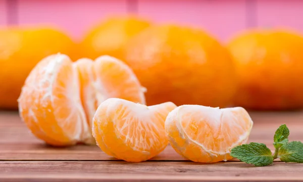 Segments of tangerines — Stock Photo, Image