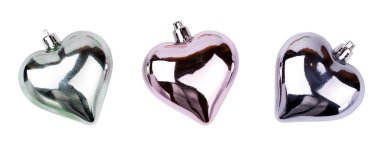 Noel baubles kalp şeklinde