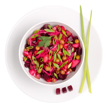 «Ana sayfa» pancar Salatası Rus salata veya Vinegret içinde bir