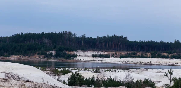 Těžba Písku Dolů Křemene — Stock fotografie