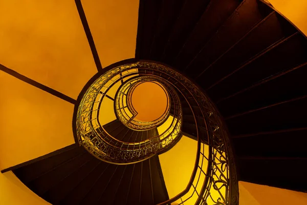 Atmospheric Staircase Pre War Warsaw Tenement House Stock Picture