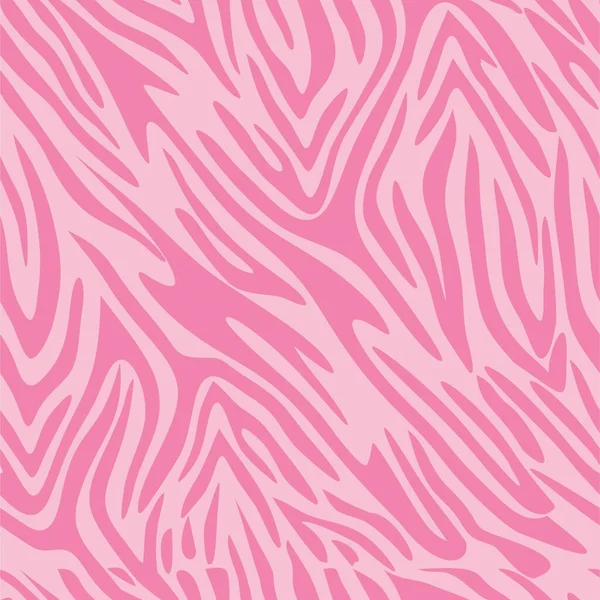 Zèbre Rayures Illustration Isolé Sur Fond Rose — Image vectorielle
