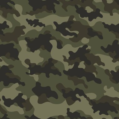 Askeri kamuflaj. Vektörsüz iz. Ordu giysi veya baskı için kamuflaj