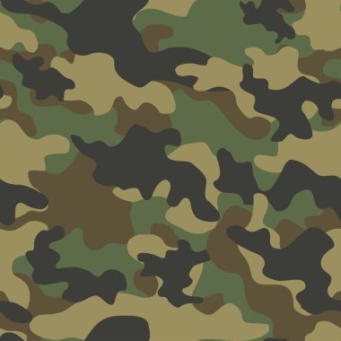 Askeri kamuflaj. Vektörsüz iz. Ordu giysi veya baskı için kamuflaj
