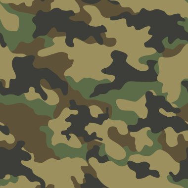 Askeri kamuflaj. Vektörsüz iz. Ordu giysi veya baskı için kamuflaj