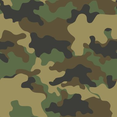 Askeri kamuflaj. Vektörsüz iz. Ordu giysi veya baskı için kamuflaj