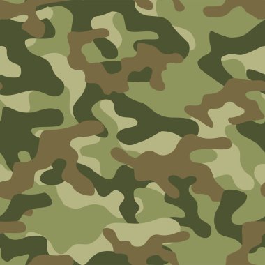 Askeri kamuflaj. Vektörsüz iz. Ordu giysi veya baskı için kamuflaj