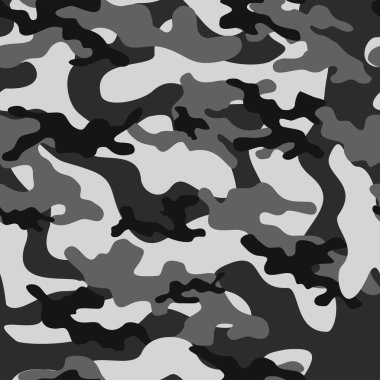 askeri gri kamuflaj vektörü kusursuz iz