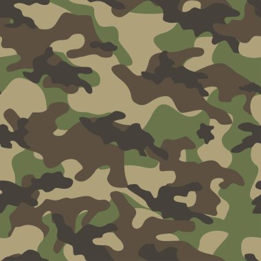 askeri kamuflaj yeşil vektör pürüzsüz iz