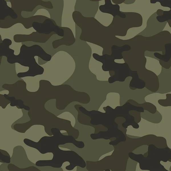Camuflaje Militar Vector Impresión Sin Costura Camuflaje Del Ejército Para — Archivo Imágenes Vectoriales