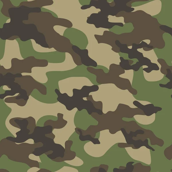 Camouflage Militaire Vecteur Impression Transparente Vert — Image vectorielle